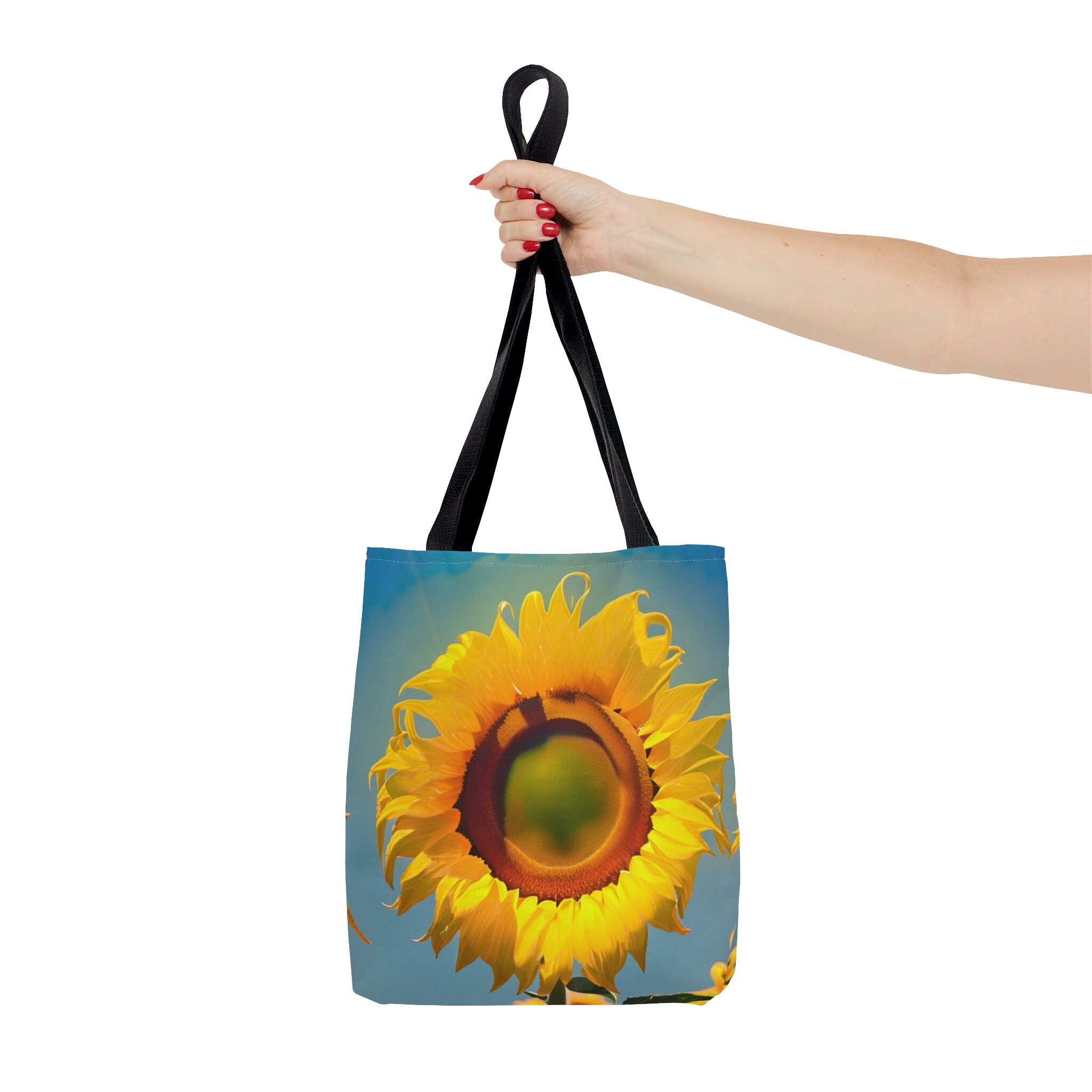 Sunflower Bag Tote Bag Flower Sunflower Tote Bag Tote Etsy