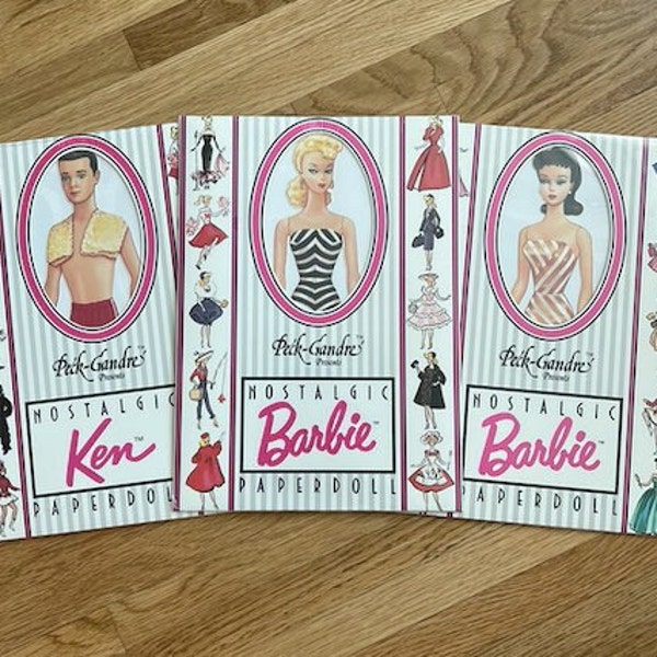 NWT 1989 Nostalgic Barbie Paper Doll