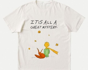 The Little Prince T-Shirt | Le Petit Prince Literary Shirt | Vintage Bookish Quote Tee | Philosophy, Reader Gift | French Literature