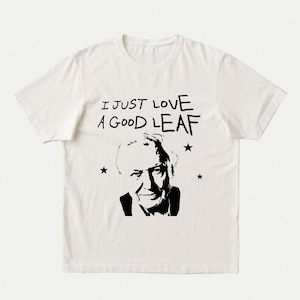 David Attenborough T-shirt | Jag älskar bara ett bra lövcitat | Gåva till naturälskare | Vilda djur, växter, djur, ekoälskare, vintage-t-shirt
