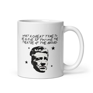 David Lynch Mug | Filmmaker, Film Student Gift | Absurdist Philosophy Indie Mug | Theatre Of The Absurd | Gift for Film Buff, Cinephile