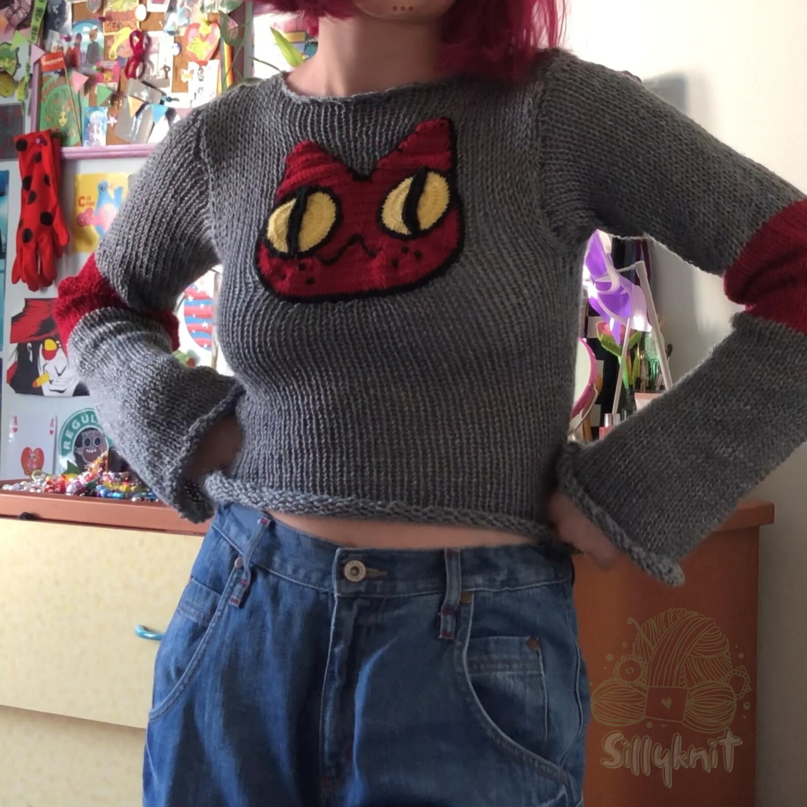 Marceline Cat Sweater Marceline Sweater Adventure Time Etsy