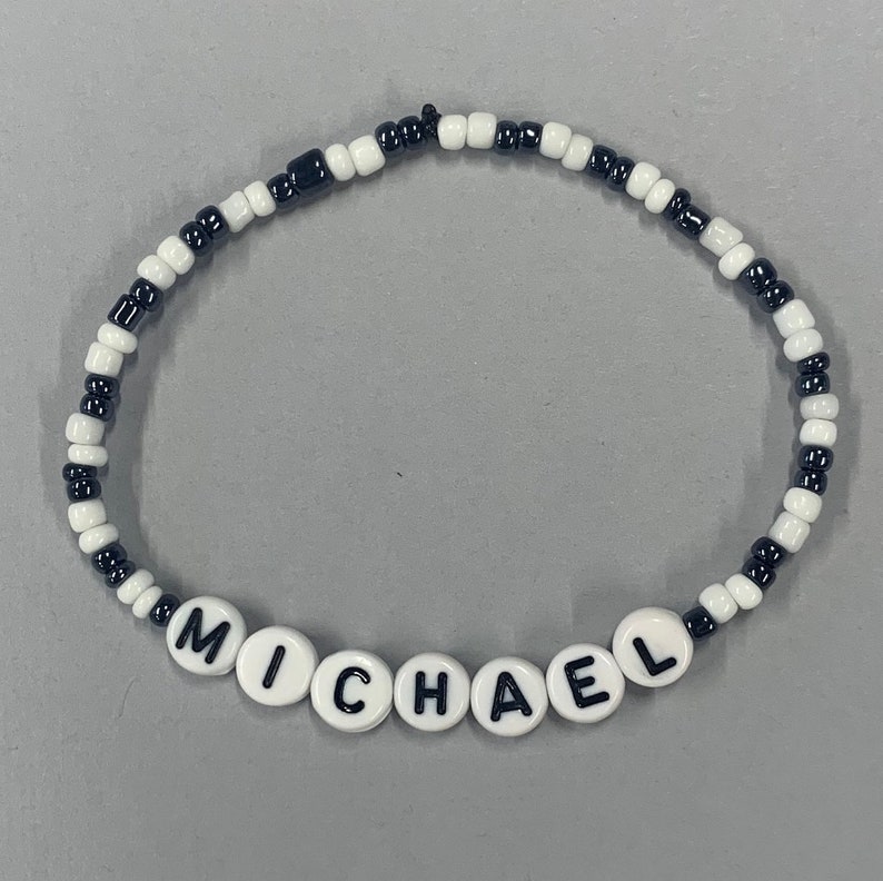 Famous Horror Movie Beaded Name Bracelets Etsy