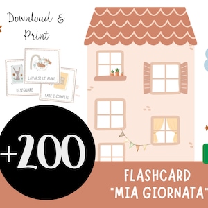 Carte della Routine Quotidiana per Bambini | Metodo Montessori PDF Stampabile | Materiale Educativo Inclusivo 3-8 Anni | Scuola o Casa