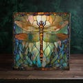 Dragonfly Dreams Artisan Ceramic Tile - Nature-Inspired Home Decor | Peeping Tom's Cottage