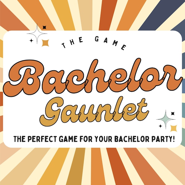 Bachelor Party Game Stag Original Game Bachelors Stag Party Funny Board Game Stag Night Buck's Party Bachelor Drinking Game