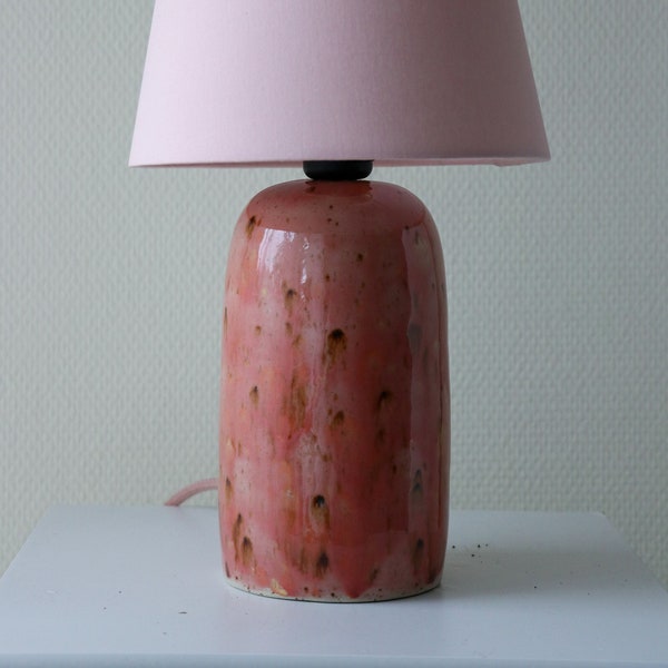 CORAL REEF - Handcrafted glazed ceramic table lamp
