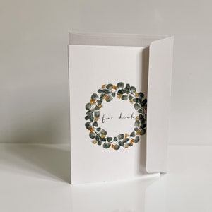 folding card &quot;for you&quot;