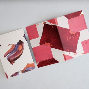 Folding card &quot;THANK YOU&quot;