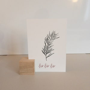 Postkarte "ho ho ho"