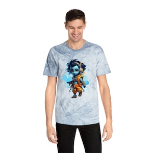Baby Krishna Unisex Color Blast T-Shirt, Cute Krishna Shirt, Cute Hinduism Shirts, Krishna Shirt
