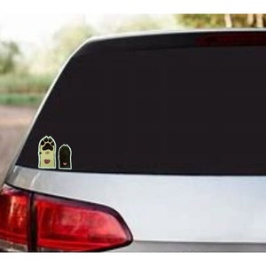 paw sticker mockup