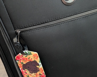 SCHNAUZER LUGGAGE TAG