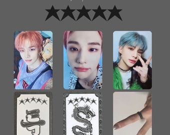 Stay Kids &quot; 5 Star &quot; All Member Photocard Template - Digital Download (24 pcs)
