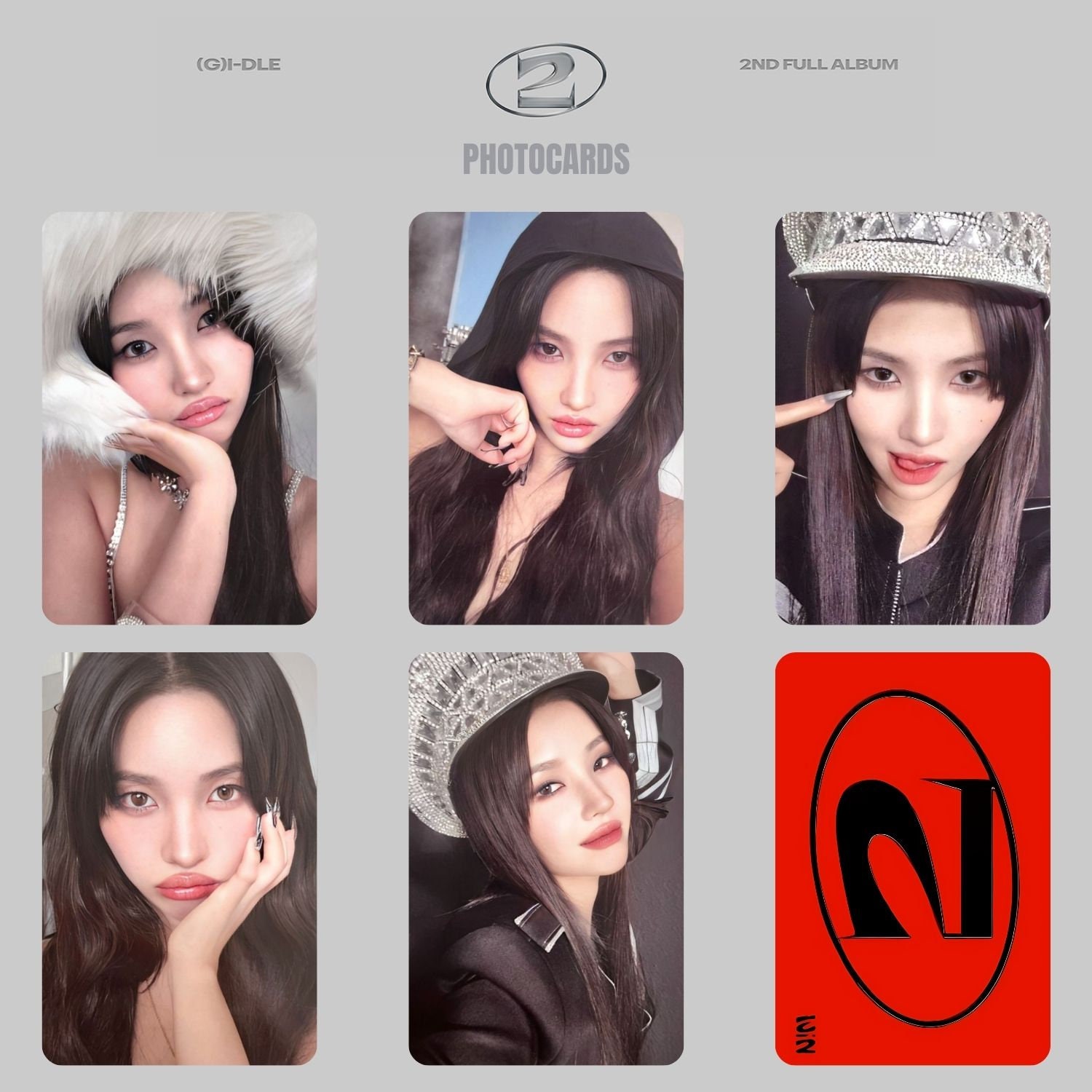 GIDLE 2 All Member Photocards PC Template Digital Download GIDLE GIDLE 2 All Member Photocards PC Template Digital Download GIDLE