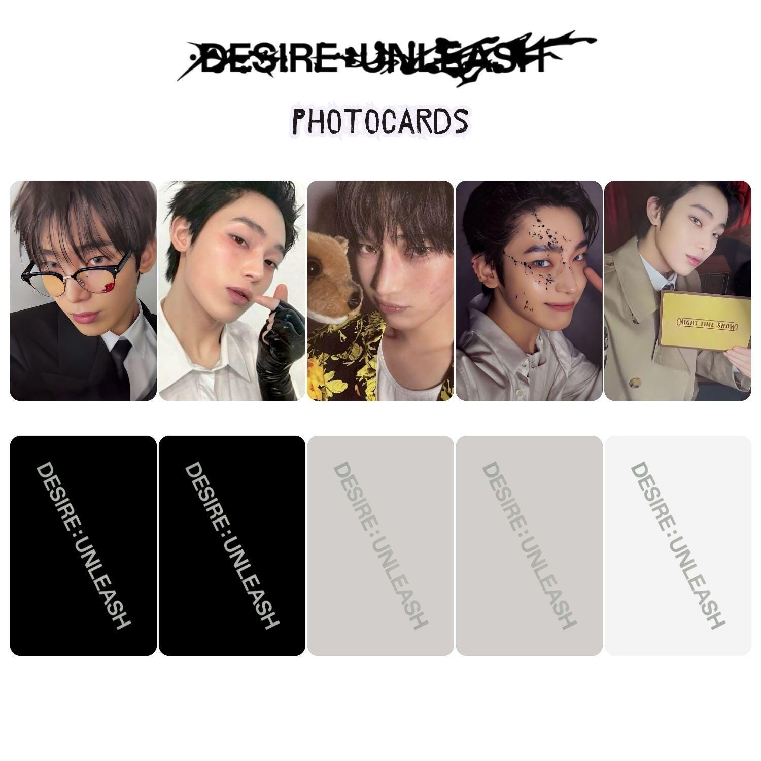 DESIRE: UNLEASH – Copertina Casual + CD + Photobook 80 Pagine + Poster + Set Adesivi + Card + Regali Esclusivi