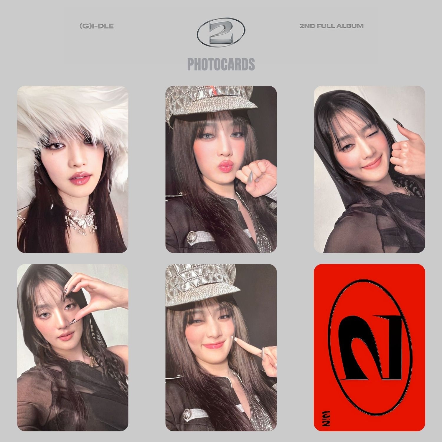 GIDLE 2 All Member Photocards PC Template Digital Download GIDLE GIDLE 2 All Member Photocards PC Template Digital Download GIDLE