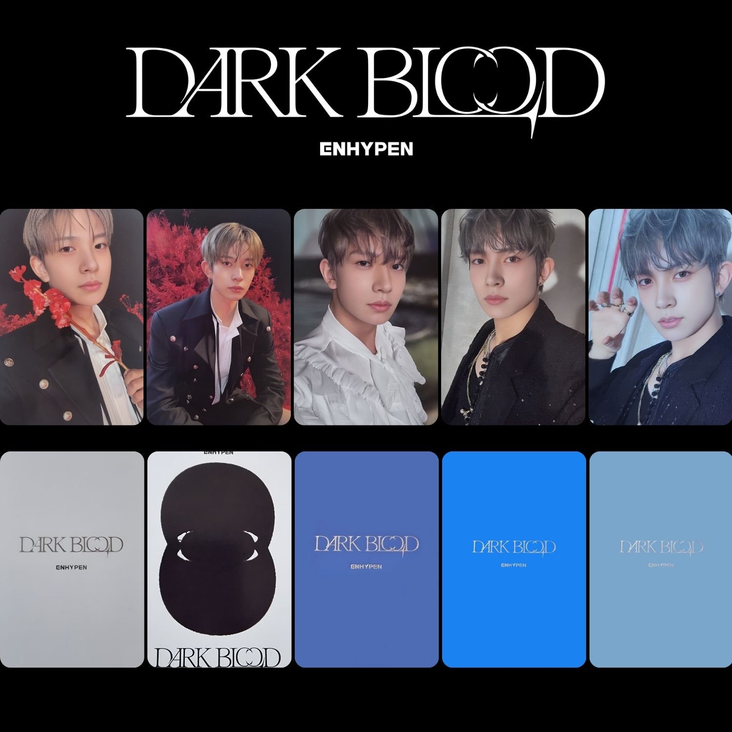 Enhypen「Dark Blood」全メンバーPCテンプレート - デジタル