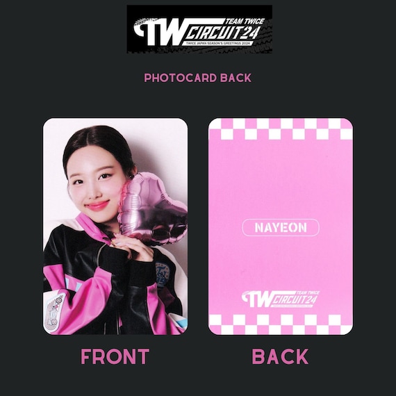TWICE '' Team Twice Circuit 24 Japan SG 2024 '' Photocards
