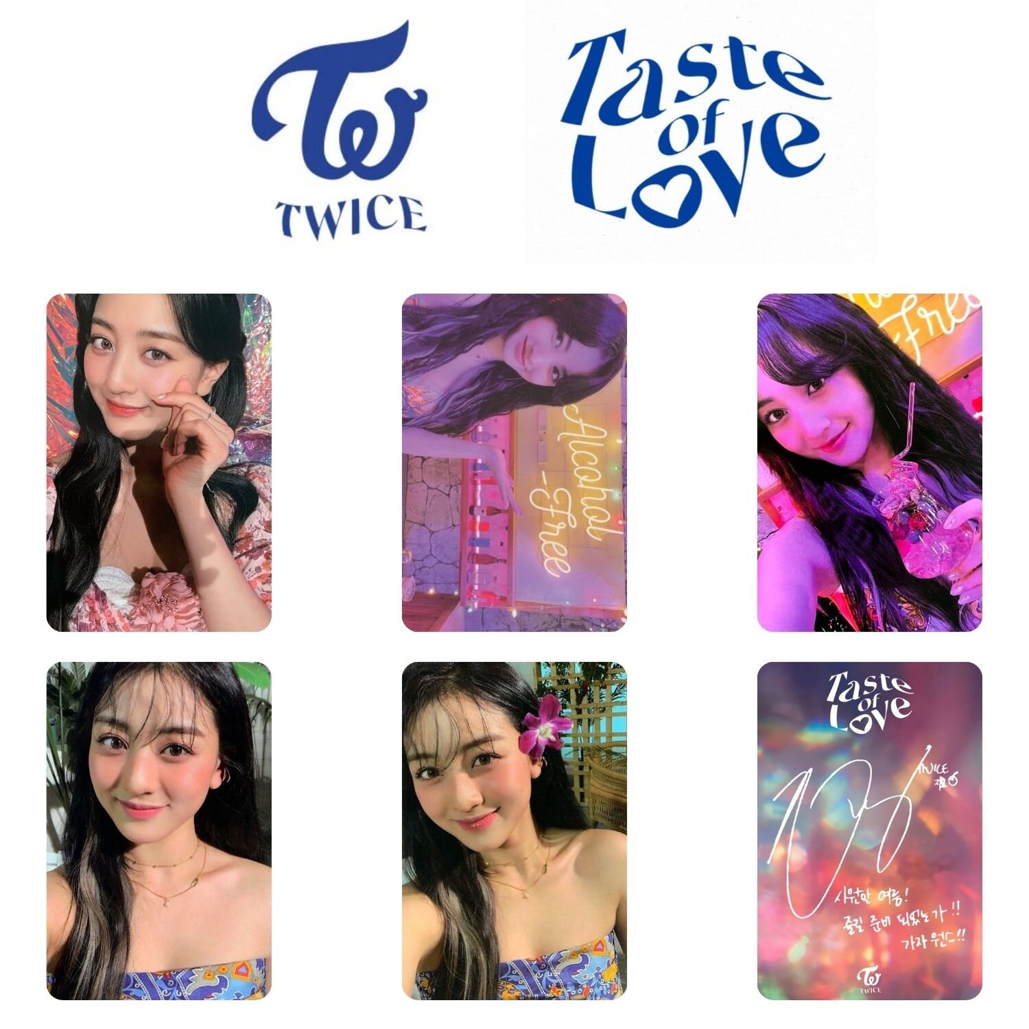 TWICE「Taste of love」全メンバーフォトカード（PC