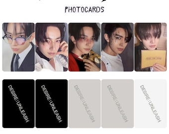Modello per fotocard &quot;Desire: Unleash&quot; di Enhypen (35 pezzi) - Download digitale