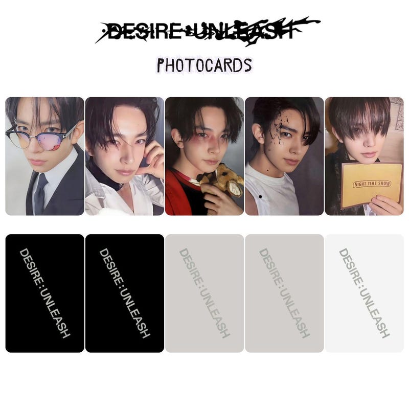 Enhypen Desire Unleash Photocards Etsy