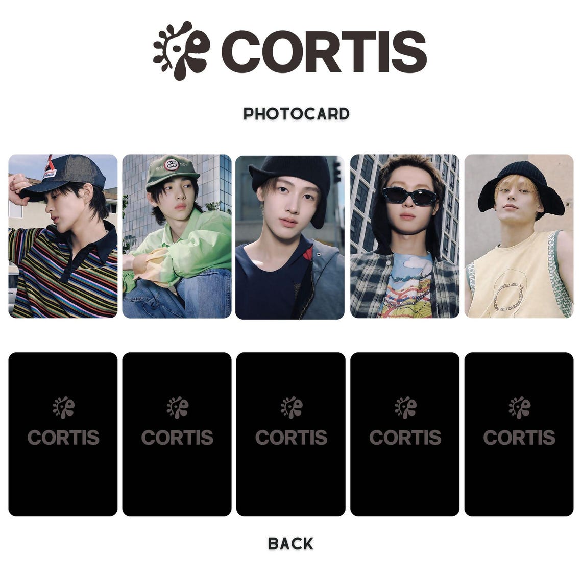 Cortis " Color Outside the Lines " Photocards (PC) Template Digital