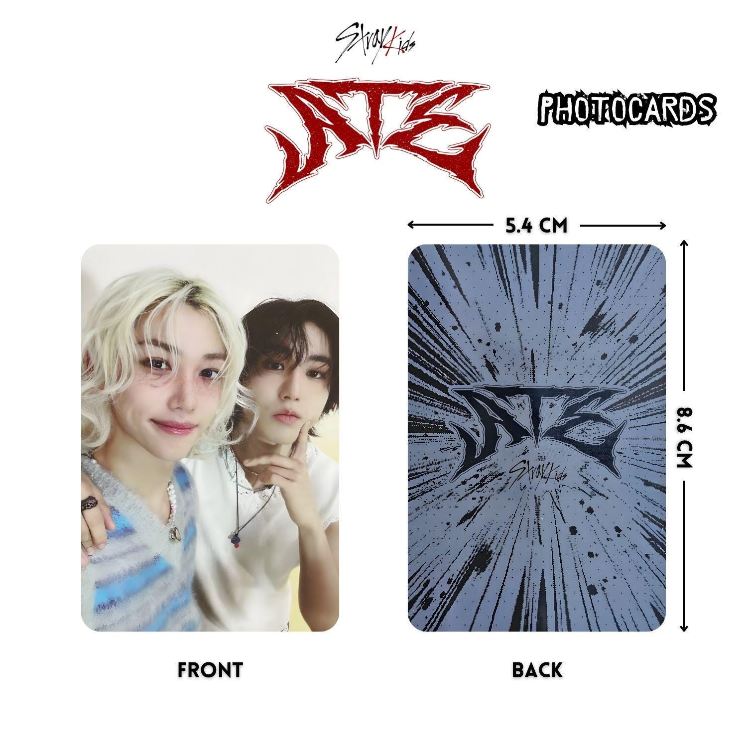Stay Kids 「ATE」全メンバーフォトカード テンプレート - デジタル