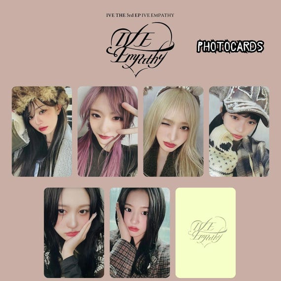 IVE「Empathy」全メンバーフォトカード（PC）テンプレート - デジタル