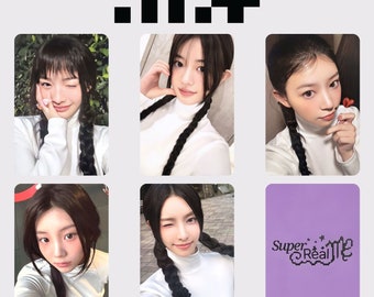 ILLIT 「Super Real Me」全メンバー PC テンプレート (裏面と表面の
