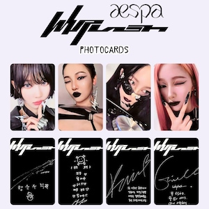 Aespa Winter Whiplash Photocard - Etsy