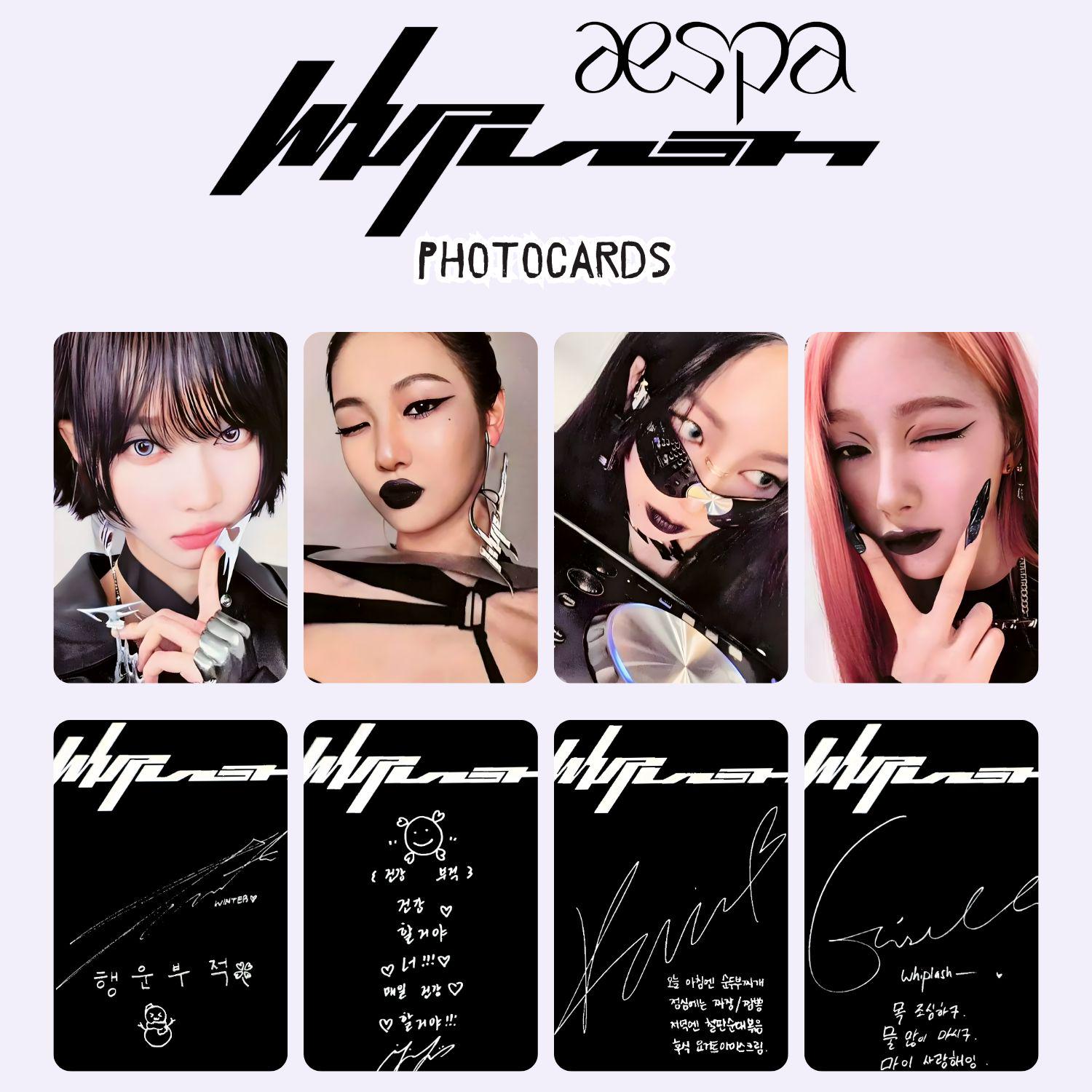 Aespa Official MD MY WORLD Random Trading Card Set B Ver