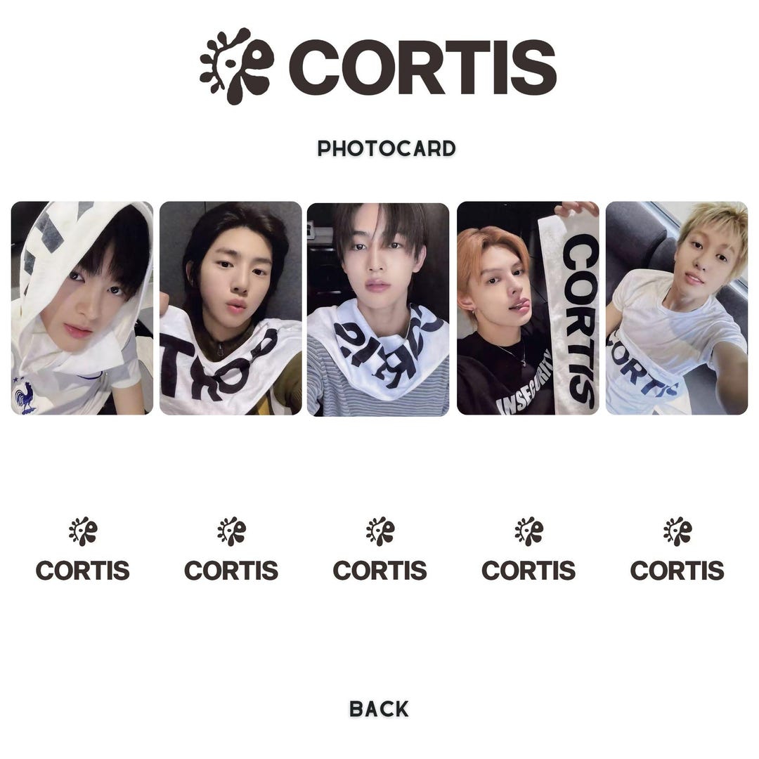 Cortis " Color Outside the Lines " Photocards (PC) Template Digital