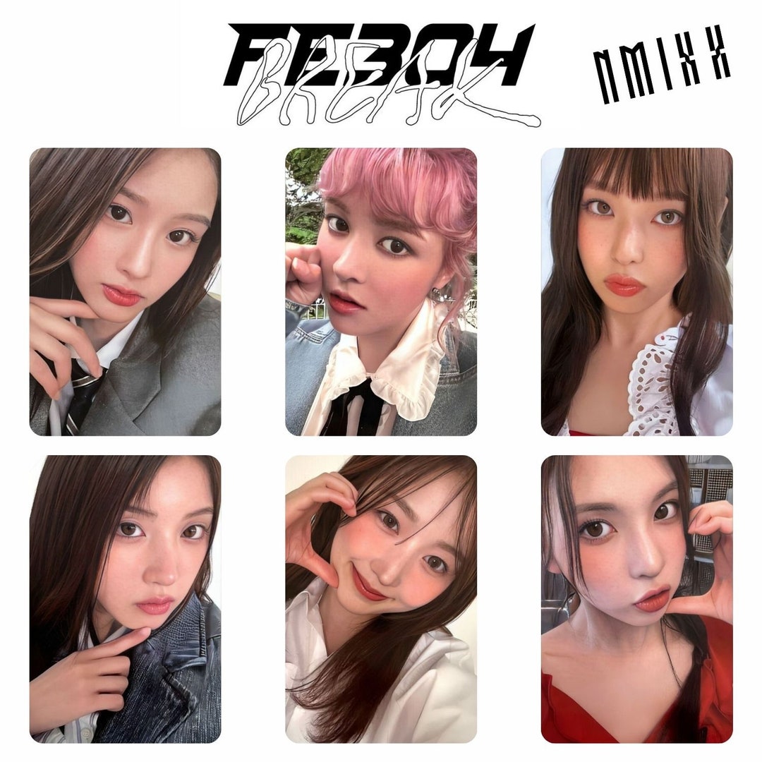 Nmixx Fe304 Break All Member Photocards PC Template Digital Download 24 Nmixx Fe304 Break All Member Photocards PC Template Digital Download 24