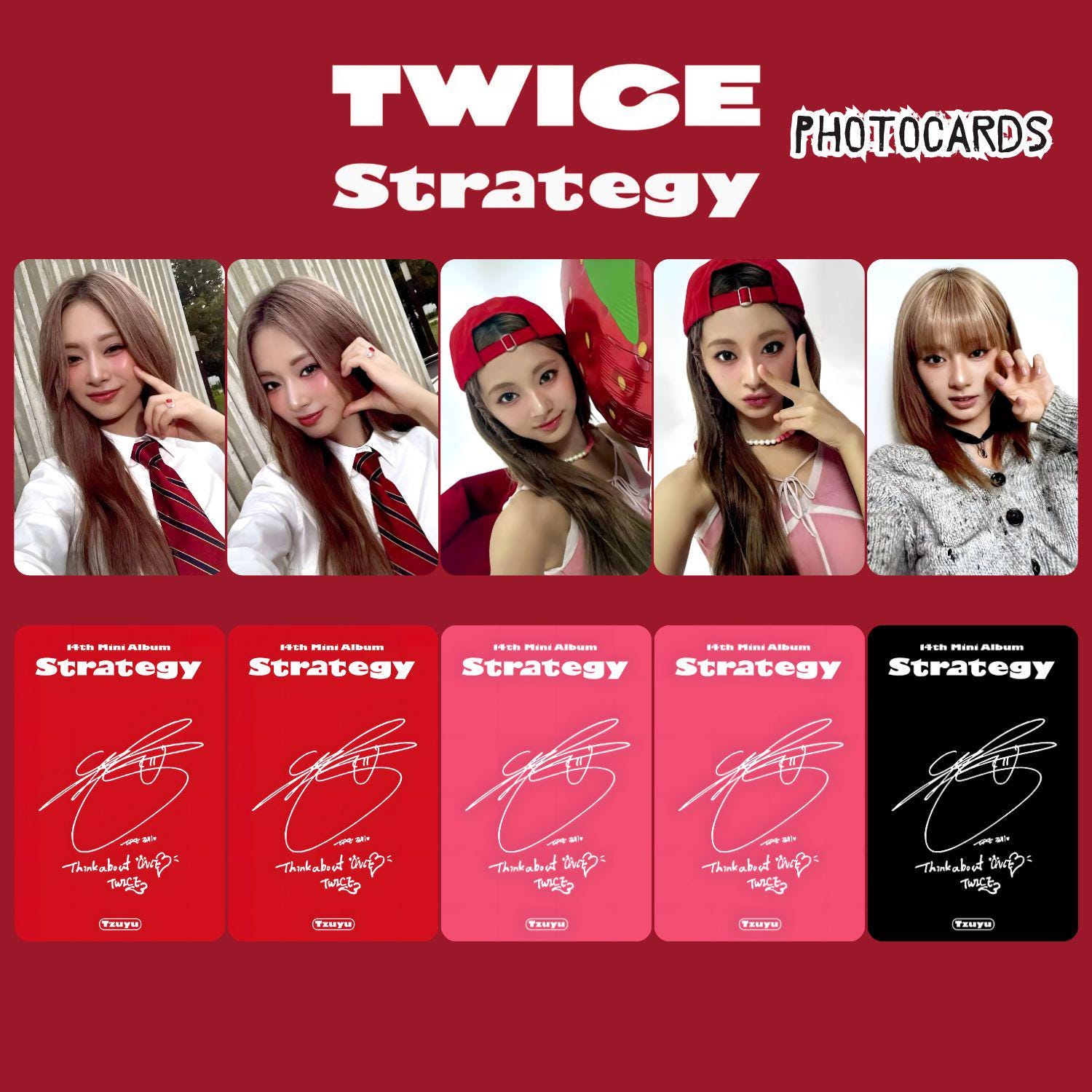twice STRATEGY ミナ 封入 トレカ 特典 アルバム ポスター