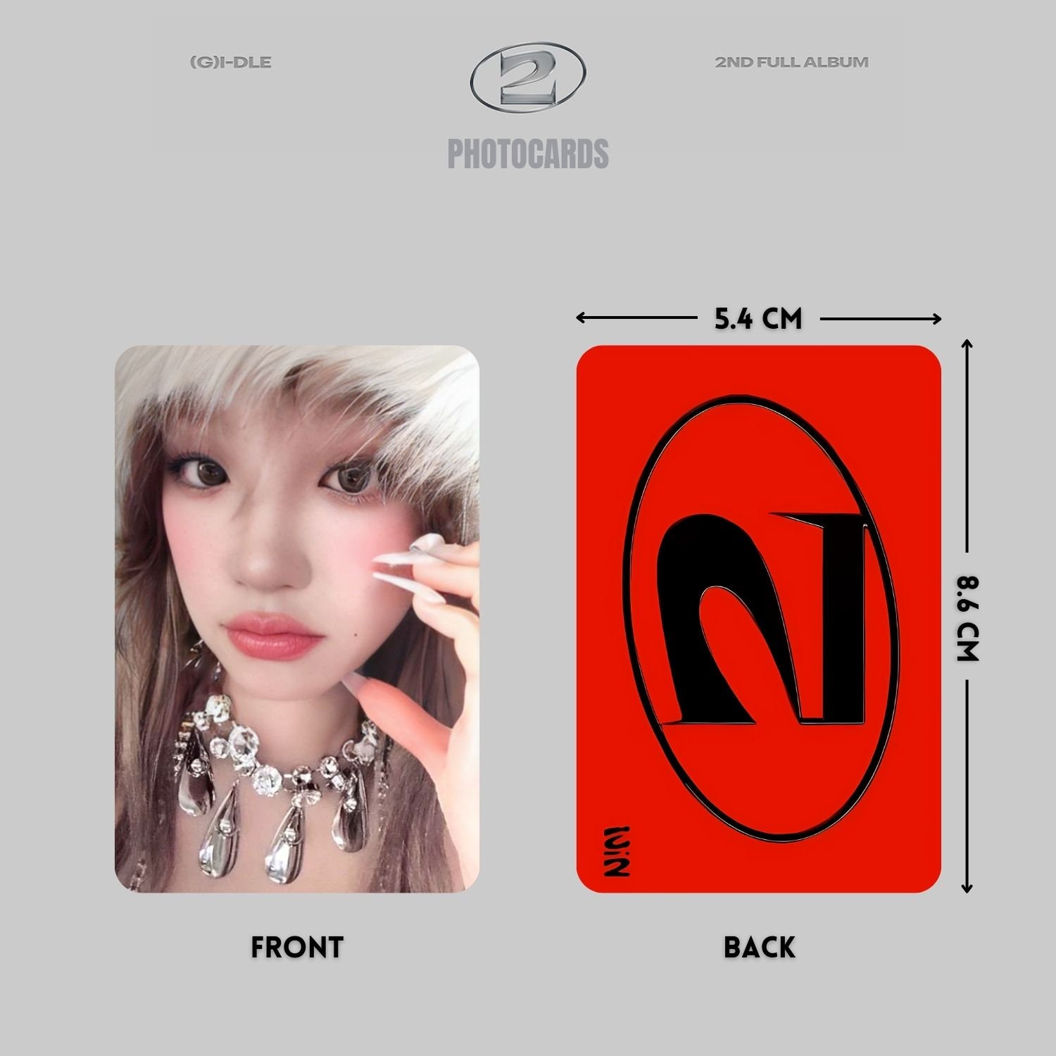 GIDLE 2 All Member Photocards PC Template Digital Download GIDLE GIDLE 2 All Member Photocards PC Template Digital Download GIDLE