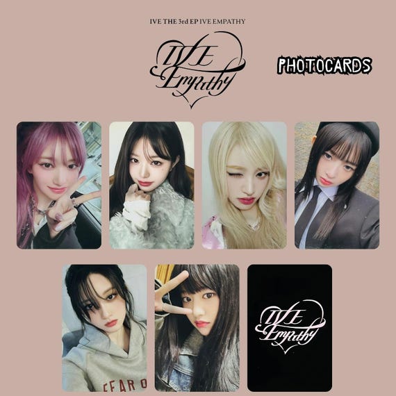 IVE「Empathy」全メンバーフォトカード（PC）テンプレート - デジタル