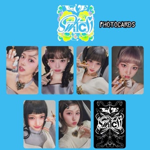 IVE「スイッチ」全メンバーフォトカード（PC）テンプレート - デジタルダウンロード（18枚） - 印刷可能