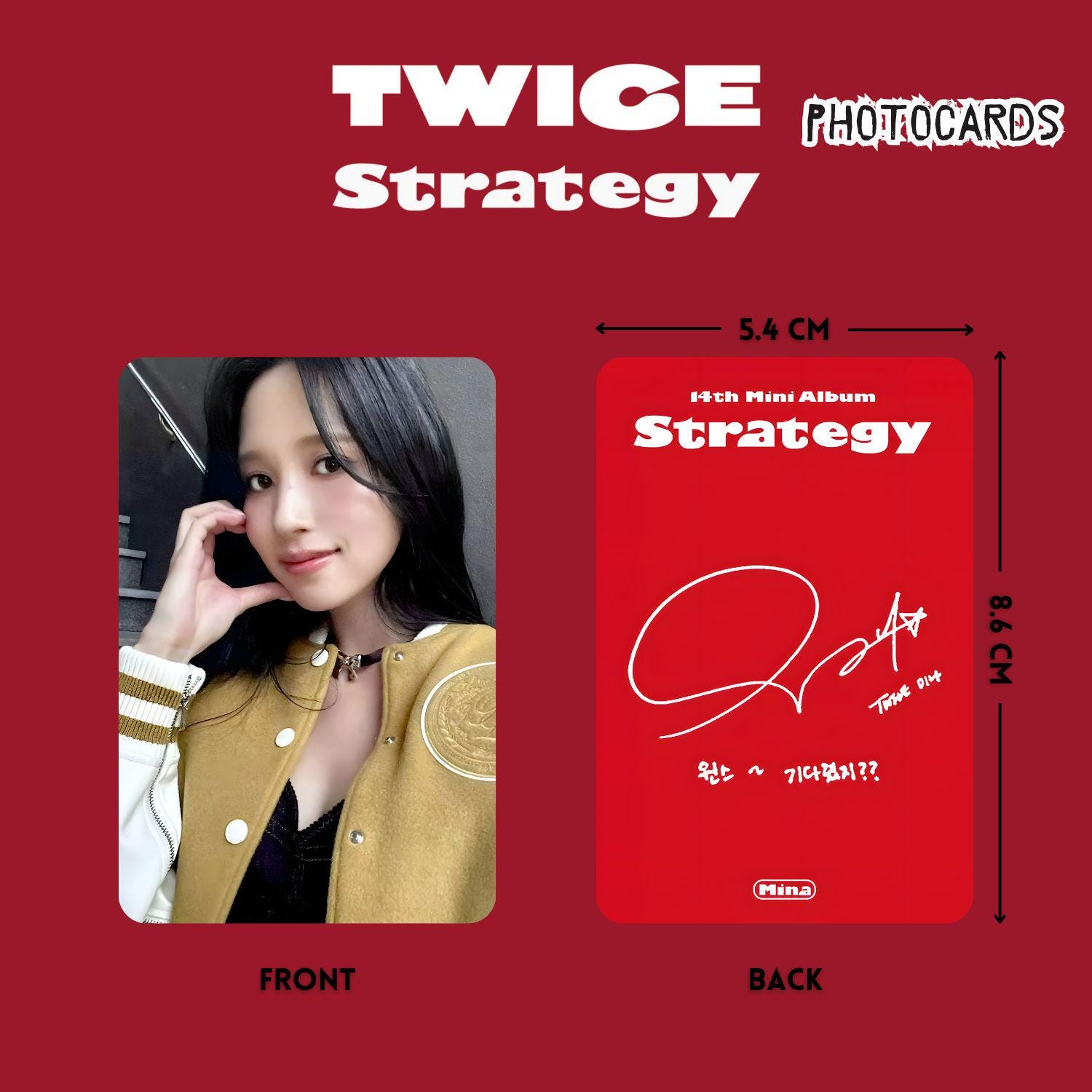 Amazon.com: TWICE STRATEGY 14th Mini Album (Step4 Ver - Mina