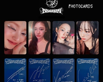 Aespa " Armageddon " All Member PC Template (12 pcs back and front photocard) - Digital Download - Aespa Drama Photocard
