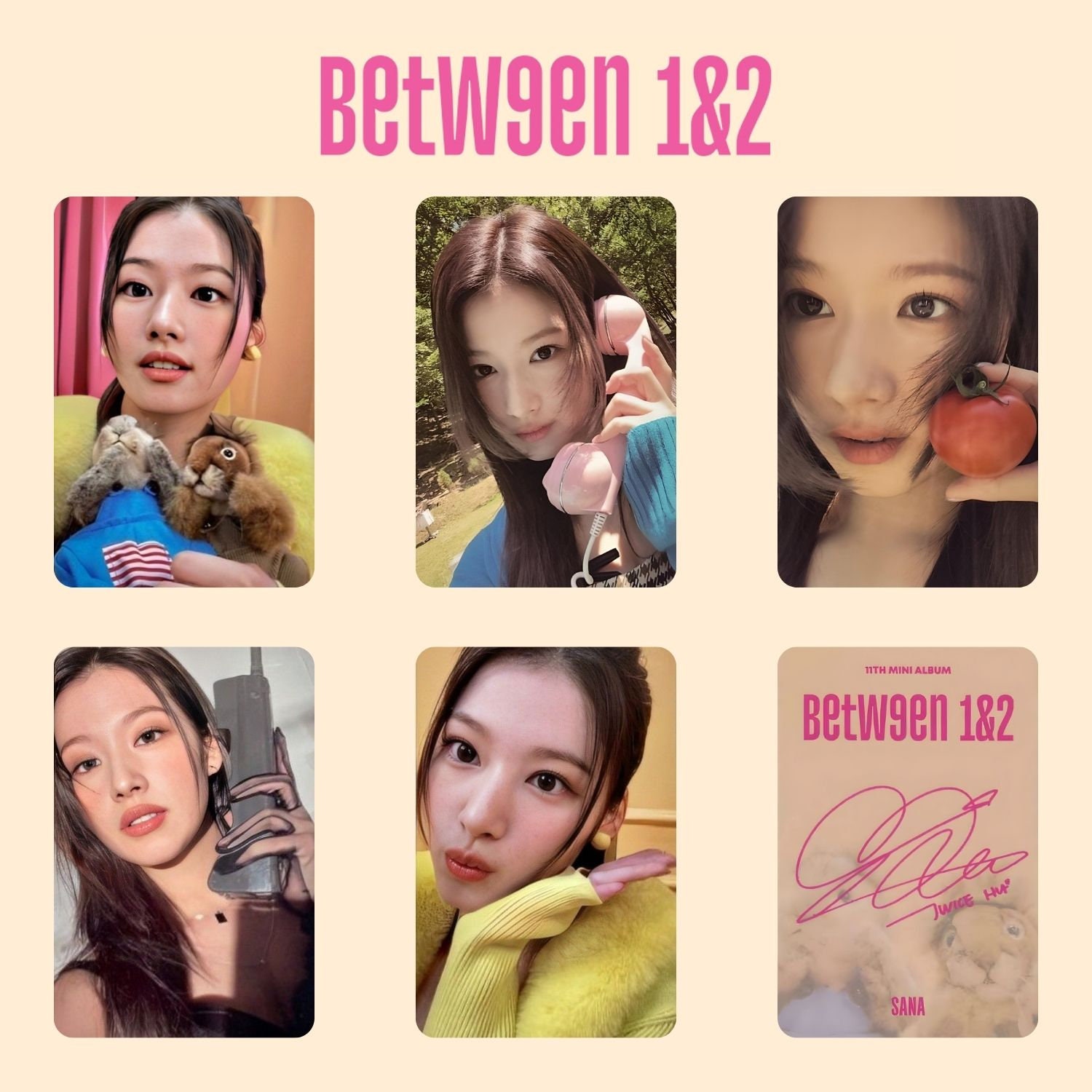 Twice 「Between 1&2」 ミナ、モモ、ナヨン、サナ、ツウィ