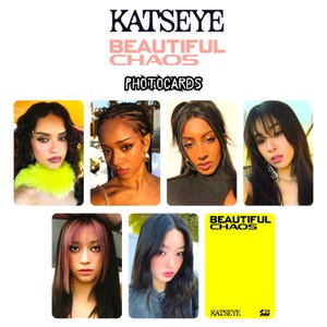 Photocard KATSEYE 55 Pezzi | Carte Da Collezione Idol In Stile Lomo | Set Per Fan E Collezionisti | Con Adesivi E Design Artistico