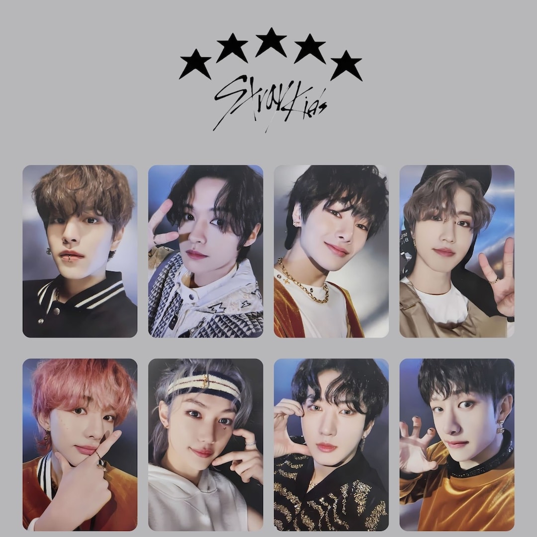 Stay Kids 5 Starpob All Member Photocard Template Digital Download