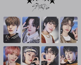 Stay Kids &quot; 5 Star-POB &quot; All Member Photocard Template - Digital Download - Stray Kids 5 Star Photocard (16 pcs)