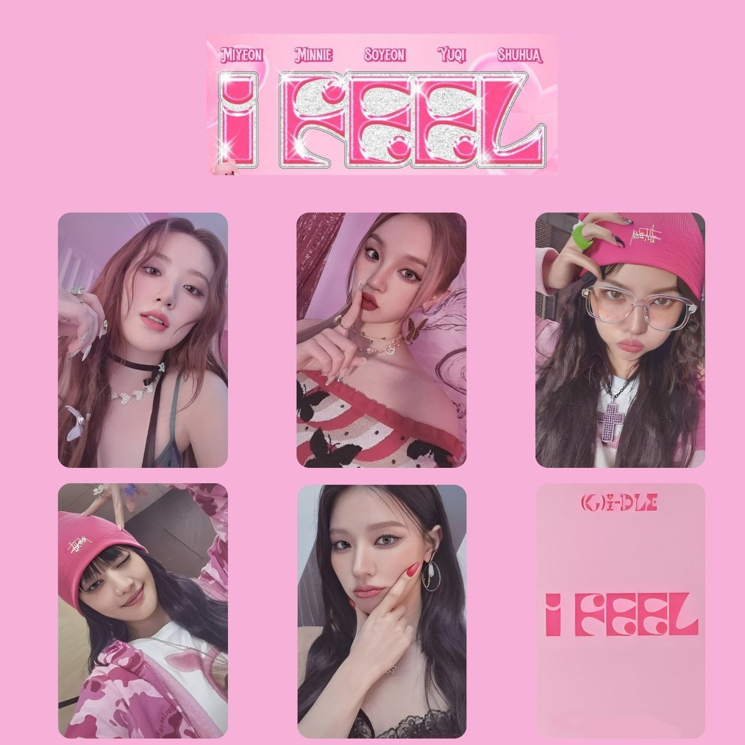Gidle I Feel Photocards PC Template Digital Download Gidle I Feel PC Gidle I Feel Photocards PC Template Digital Download Gidle I Feel PC