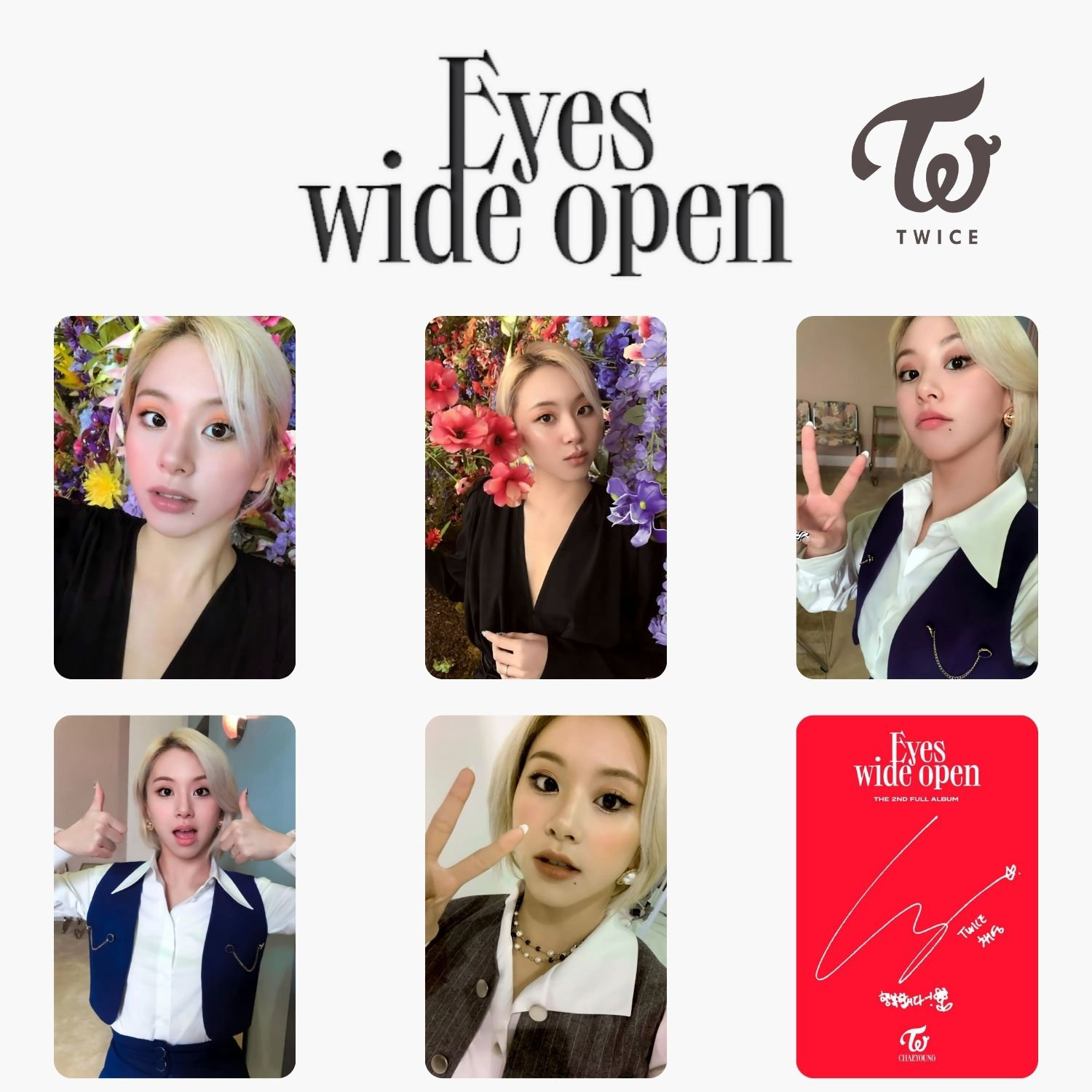 Twice eyes Wide Open Member Keychain -  Norway