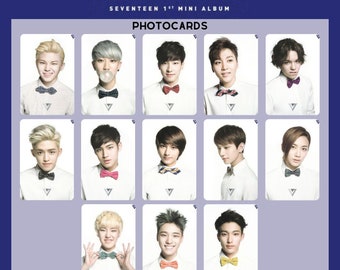 Seventeen「17 Carat」全メンバーフォトカード（PC）テンプレート
