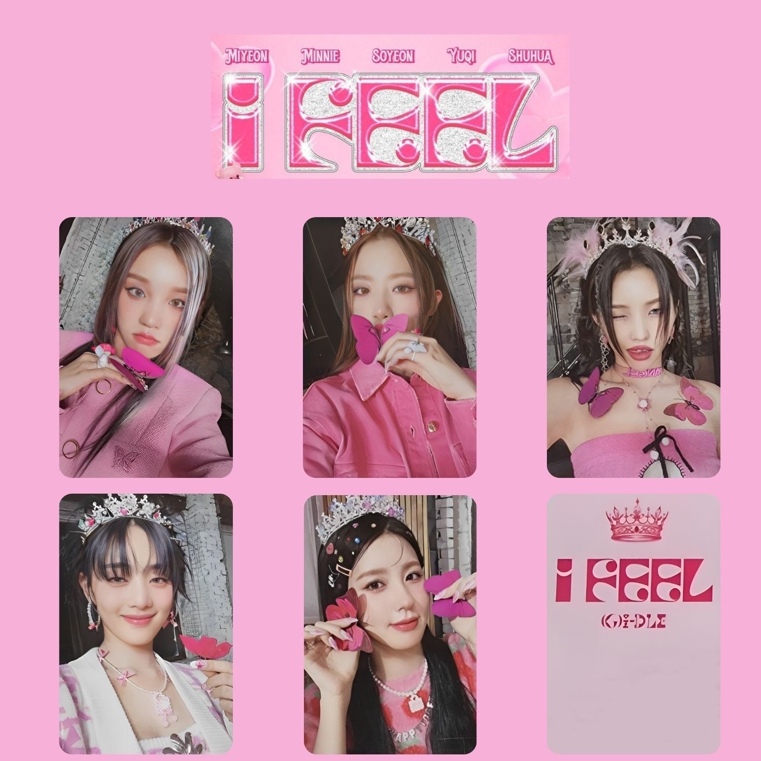 Gidle I Feel Photocards PC Template Digital Download Gidle I Feel PC Gidle I Feel Photocards PC Template Digital Download Gidle I Feel PC