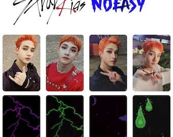 Stay Kids &quot; No Easy &quot; All Member Photocard Template - Digital Download