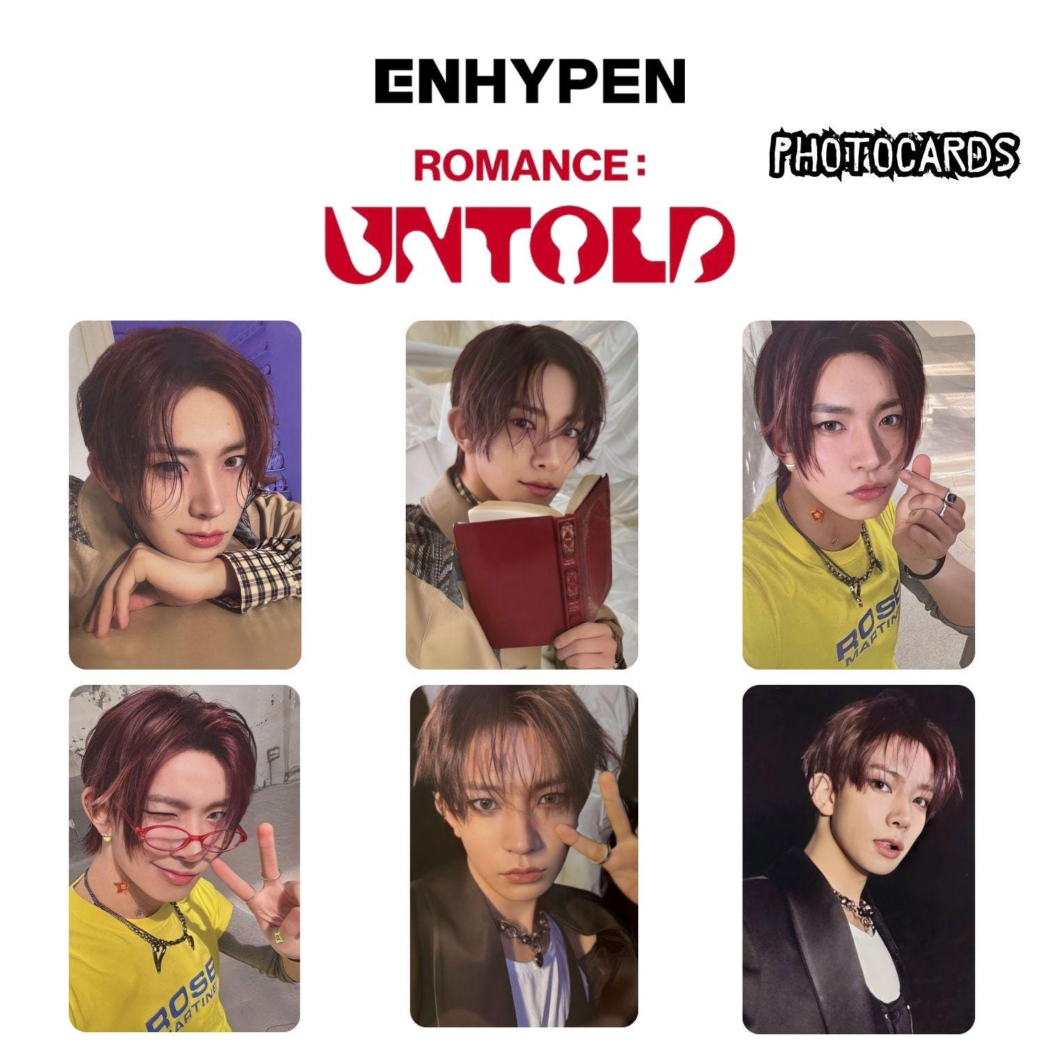 Enhypen 「Romance : Untold」全メンバー PC テンプレート